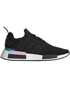 adidas Mens Nmd R1 Lace Up Trainers Shoes Casual - Green, Core Black, 11 Uk - Blue