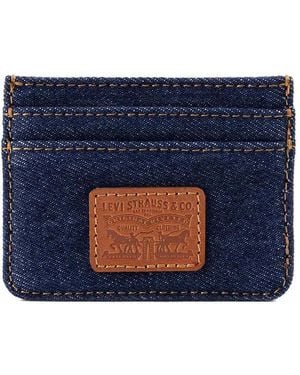 Levi's Denim Card Case - Bleu