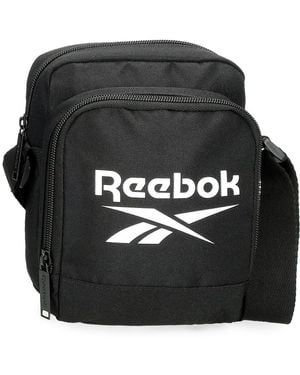 Reebok Ashland Borsa a tracolla Nero 15 x 19,5 x 6 cm Poliestere by Joumma Bags