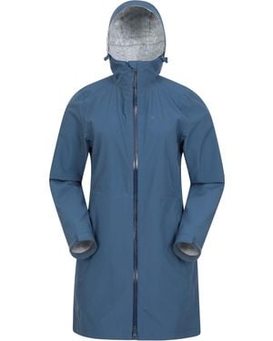 Mountain Warehouse Lightweight & Breathable Raincoat With Taped - Blue