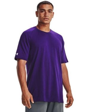 Under Armour Athletics T-shirt Purple Lg - Blue