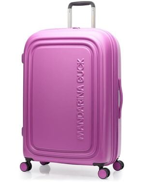 Mandarina Duck LOGODUCK + Trolley Large EXP - Lila