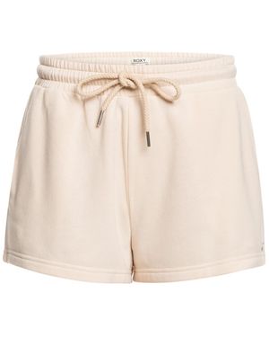 Roxy Surfing By Moonlight Erjfb03419 Elastic Waist Shorts - Natural