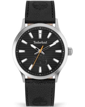 Timberland Orologio Analogico al Quarzo Uomo con Cinturino in Pelle TDWGA2152002 - Nero