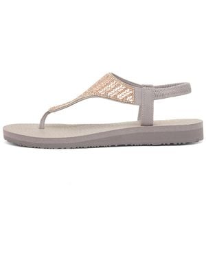 Skechers Meditation Glamorous Muse Sandal - Brown