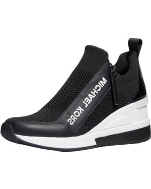 Michael Kors Willis Wedge Trainer - Black