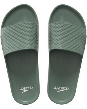 Speedo Essential Slides | Pool Sliders | Quick Dry - Green