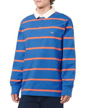 GANT Thin Stripe Heavy Rugger - Blue