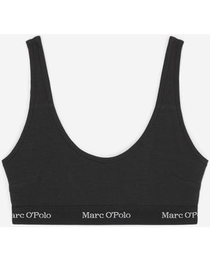 Marc O' Polo Marc O ́polo Essentials Scoop Neck Bralette Bra - Black