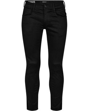 Replay M914y Anbass Hyperflex Recycled Jeans - Black