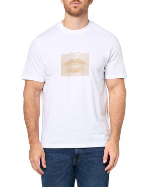 HUGO Graphic Logo T-shirt - White