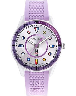 Nautica Orologio solo tempo uomo N83 trendy cod. NAPSPF911 - Viola