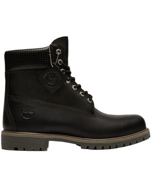 Timberland Bottes imperméables à lacets de qualité supérieure pour homme 15,2 cm - Noir