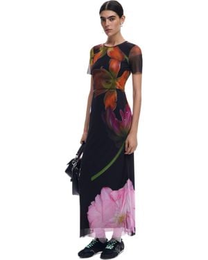 Desigual Vest_roterdam Lässiges Kleid - Lila