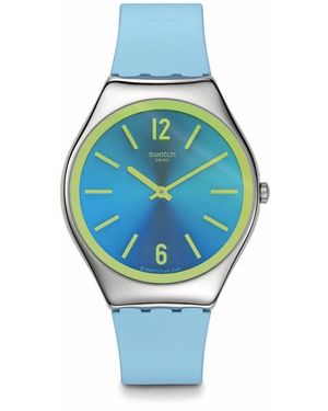 Swatch Midday Sky SYXS156 Blue Armbanduhr blau