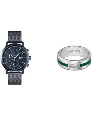 Lacoste 2011196 Bague pour Collection Baseline - Bleu