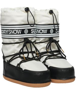 Superdry Schneestiefel Weiß 3-4 - Grau