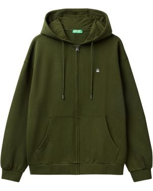 Benetton Giacca C/CAPP M/L - Verde