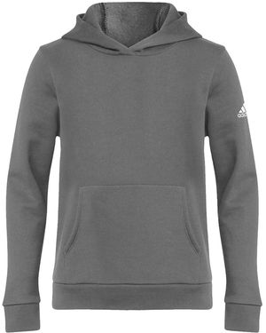adidas Felpa con cappuccio in pile per ragazzi Grigio