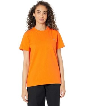 Dickies Short Sleeve Heavyweight Pocket T-shirt - Orange