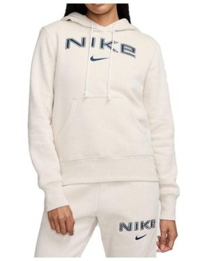 Nike Phoenix Fleece Std Logo Felpa con Cappuccio - Neutro