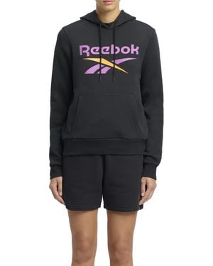 Reebok Identity Big Logo Fleece Hoodie - Black