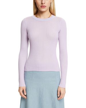 Esprit 024ee1i301 Maglione - Viola