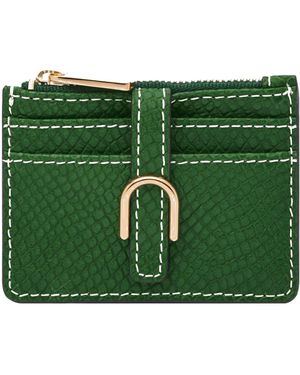 Fossil Vada Card Case Medium Green - Vert