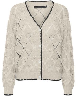 Vero Moda Strickjacke 'Vmjulian' - Natur