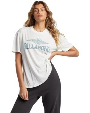 Billabong Heritage Diamond T-Shirt - Bianco