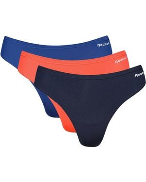 Reebok S Thongs Agatha 3 Pack Navy/orange/blue L