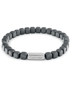 Calvin Klein Perles grises - Métallisé