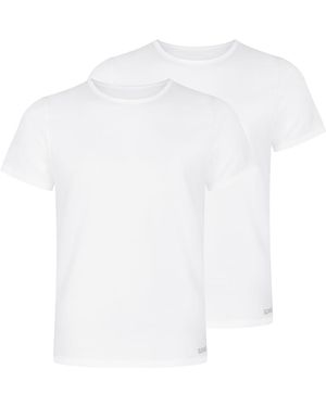 Sloggi Unterhemd/Shirt Kurzarm - 2er - Weiß