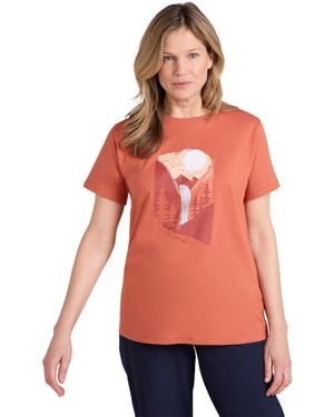 Mountain Warehouse Shirt - Lightweight & Breathable Loose Fit - Red