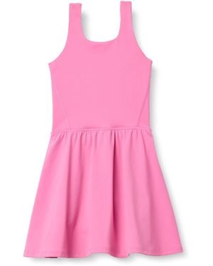 Amazon Essentials Vestido Deportivo Formflex con Pantalones Cortos incorporados Niña - Rosa