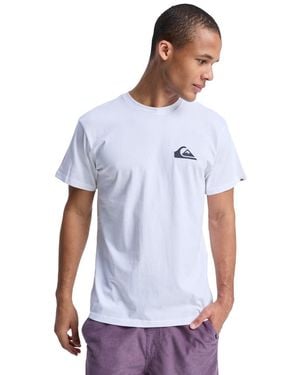 Quiksilver Ev Mini Logo Ss T-Shirt - Weiß