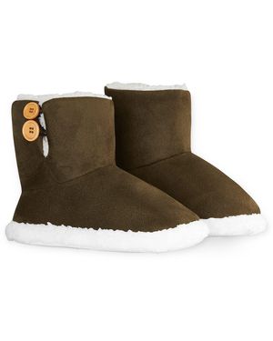 Dunlop Hausschuhe Winter - Grün