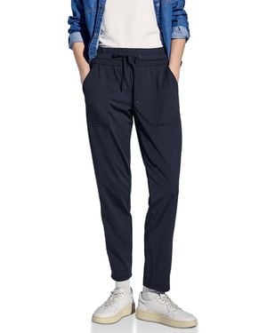 Street One Loose Fit Hose - Blau