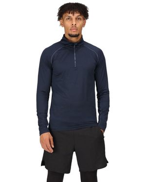 Regatta Professional Stretch Half-Zip Midlayer Suéter - Azul