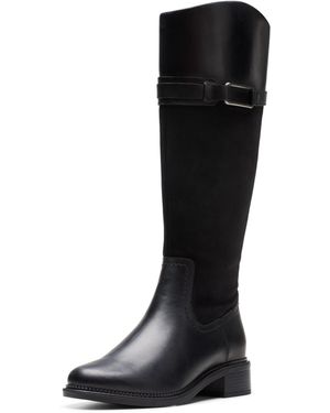 Clarks S Maye Carly Boot - Black