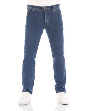 Wrangler Texas Contrast Straight Jeans - Blau
