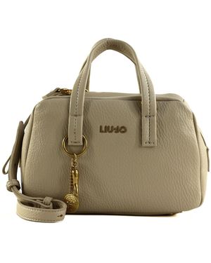 Liu Jo Handtasche Umhängetasche Tamila ECS Satchel Sabbia beige - Mettallic