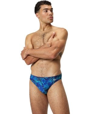 Speedo Swimsuit Brief Eco Flex 2" Outseam Beachstar - Blue