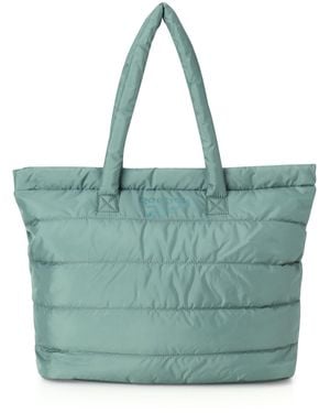Reebok Quilted Carry-all Sports Gym Shoulder Bag - Casual Purse Hand - Green