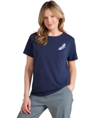 Mountain Warehouse Shirt - Lightweight & Breathable Loose Fit - Blue