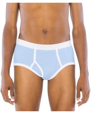 American Apparel Rib Brief - Blue