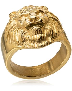 Guess Anillo Lion King JUMR01307JWYG62 Marca - Blanco