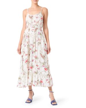 Vero Moda Vmeasy Joy 7/8 Strap Dress Wvn Ga Abito Estivo - Rosa