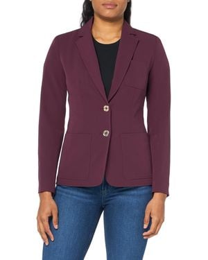 Tommy Hilfiger Business Jacket with Flattering Fit and Single-Button Closure Blazer - Lila