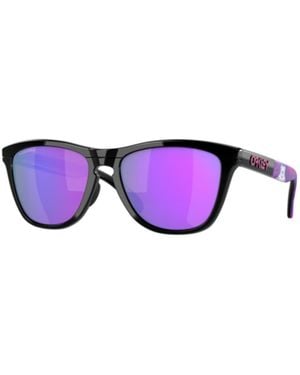 Oakley Sunglasses Oo 9284 928414 Polished Black/prizm Violet Policarbonate Sta - Purple